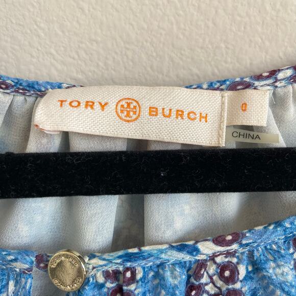 Tory Burch Silk Blend Top Size 0 - Picture 2 of 4